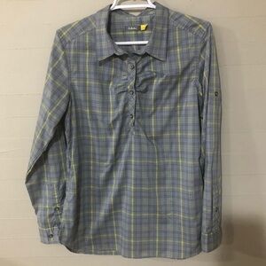 Cabela's Plaid Buttoned Tunic SZ Medium